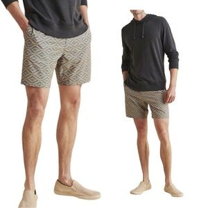 Faherty Classic Board Short 7 inch Printed Axtec Mens Size 35